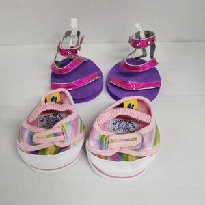 Build-A-Bear Pink and Purple Plush Toy